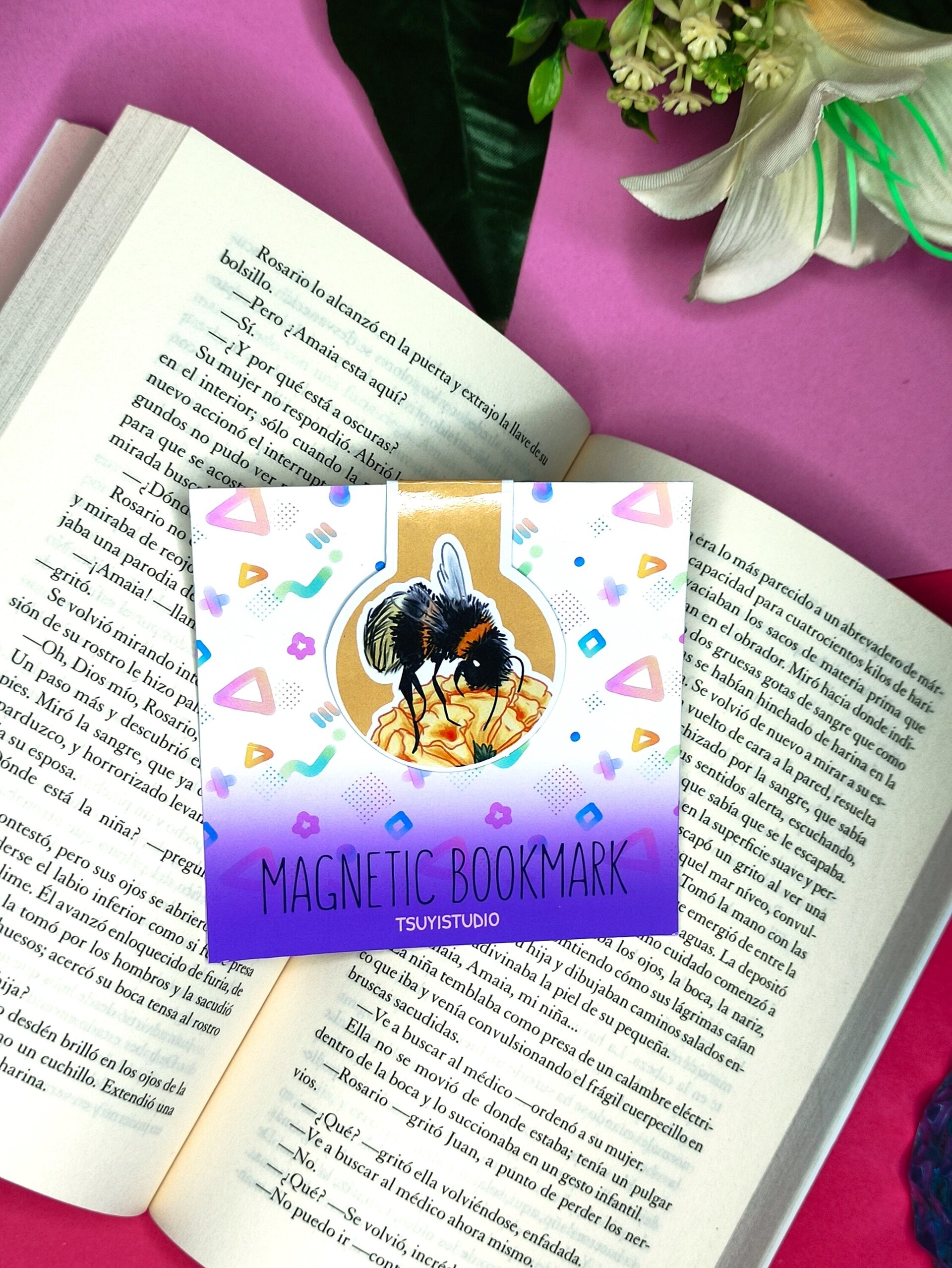 Marcapáginas magnético de Abejorro - 2