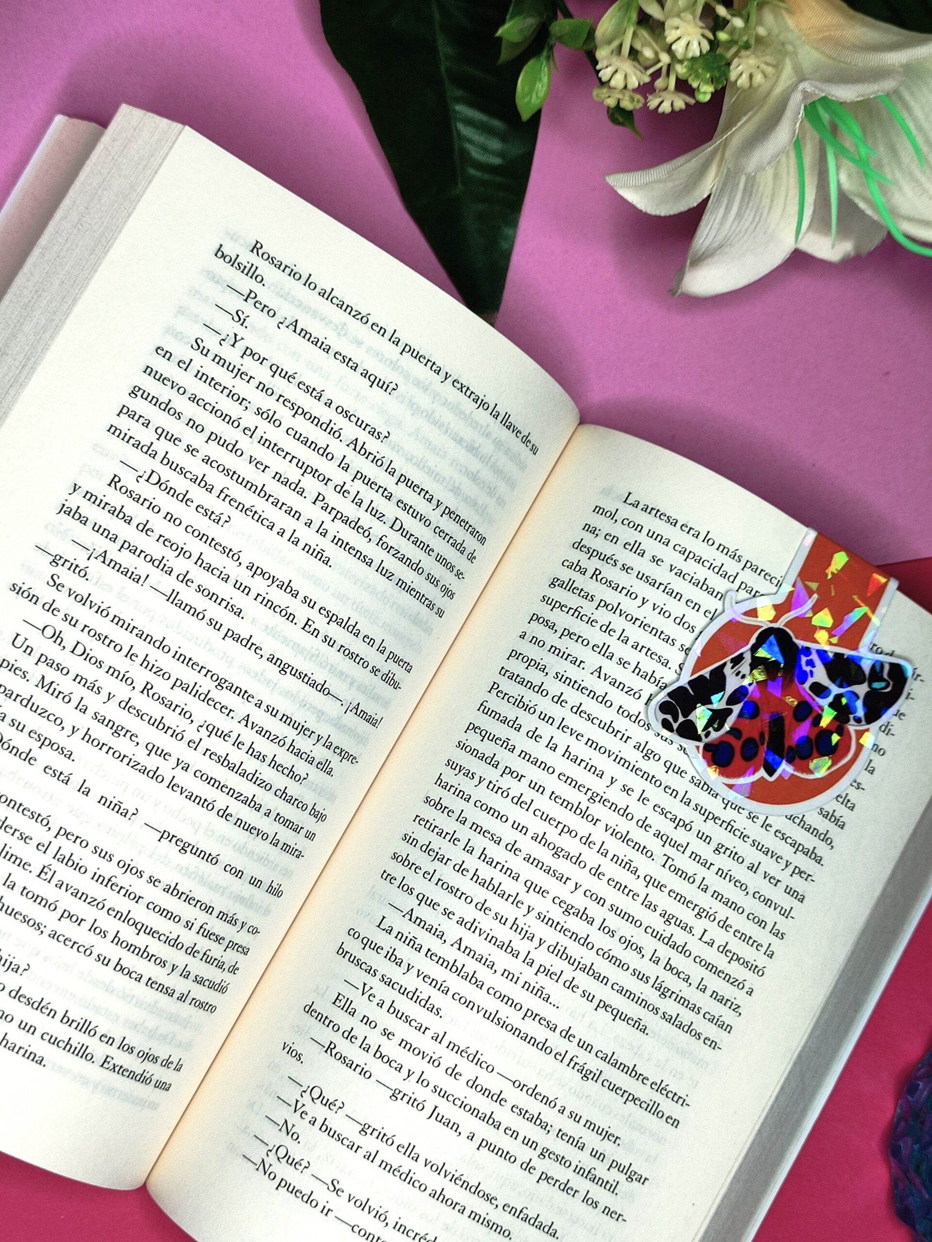 Marcapáginas magnético de Mariposa Nocturna Arctia Caja - 4