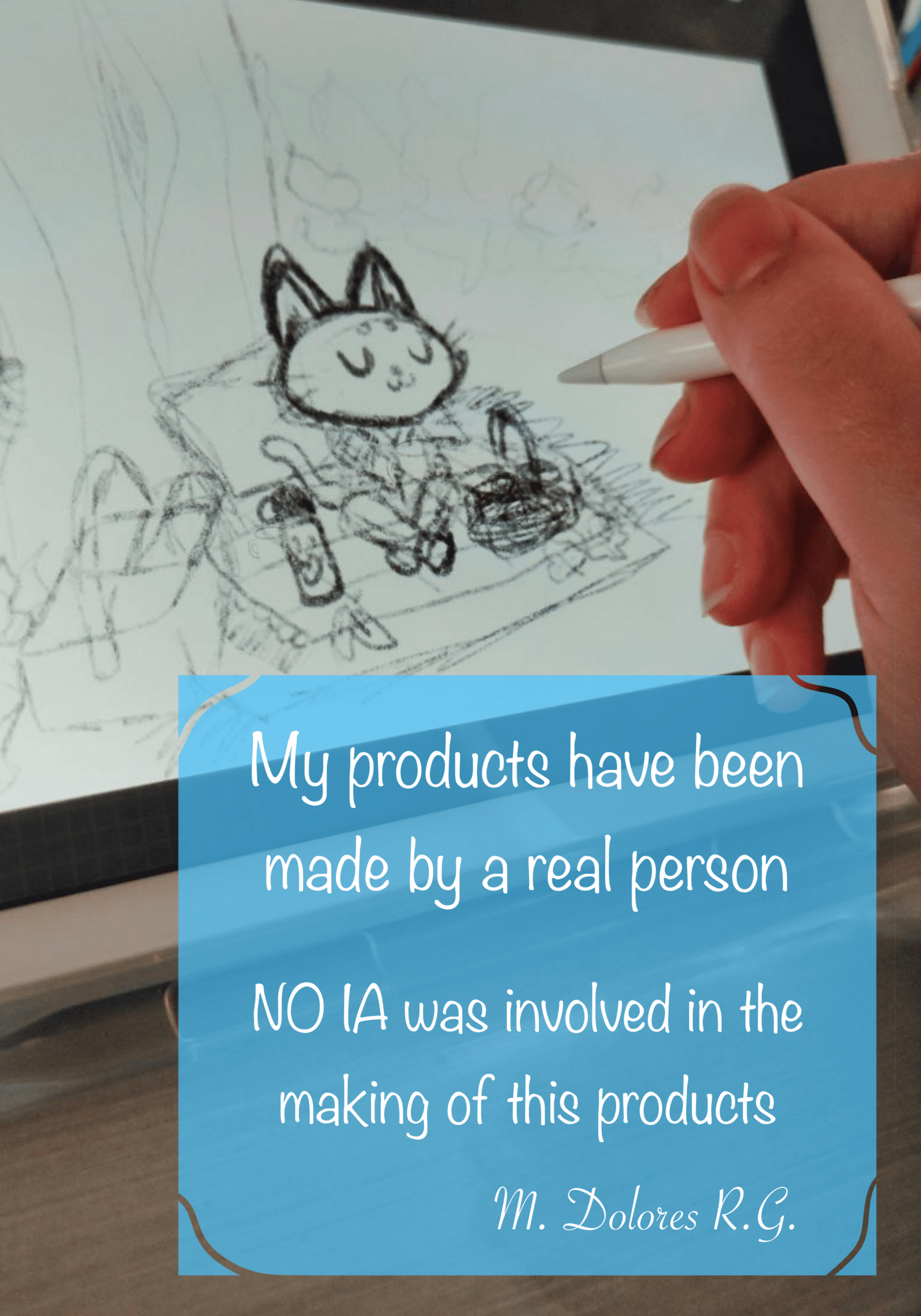 Marcapáginas de gatito travieso - 7