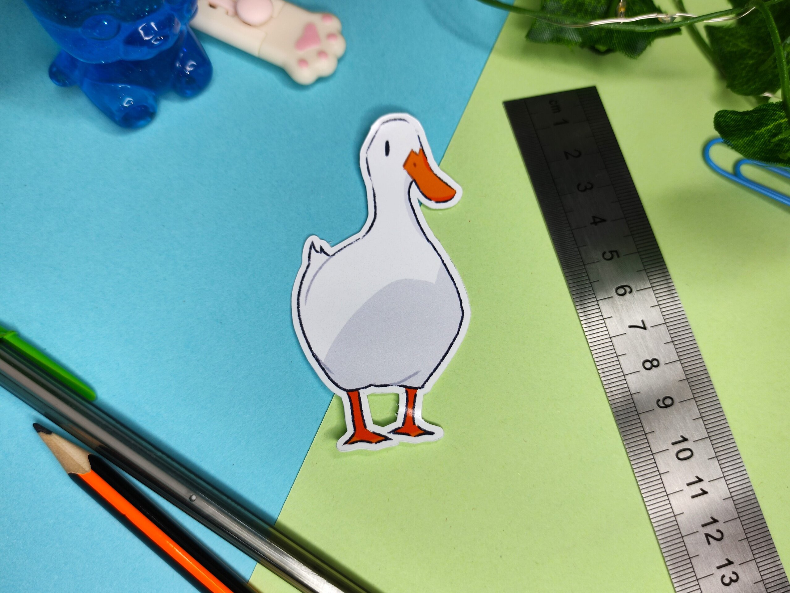 Pegatina de vinilo Ducky - 2