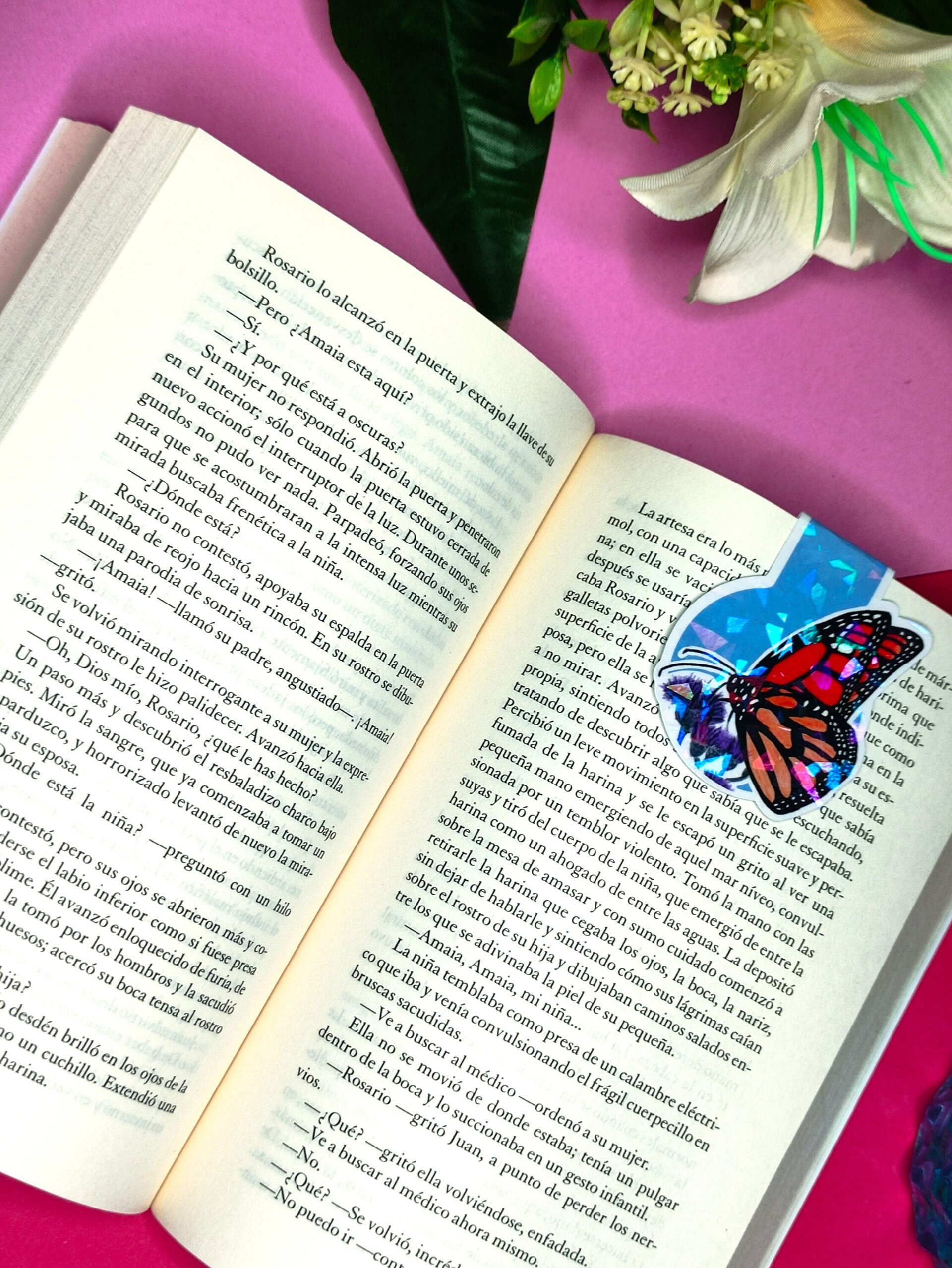 Marcapáginas magnético de Mariposa Monarca - 3