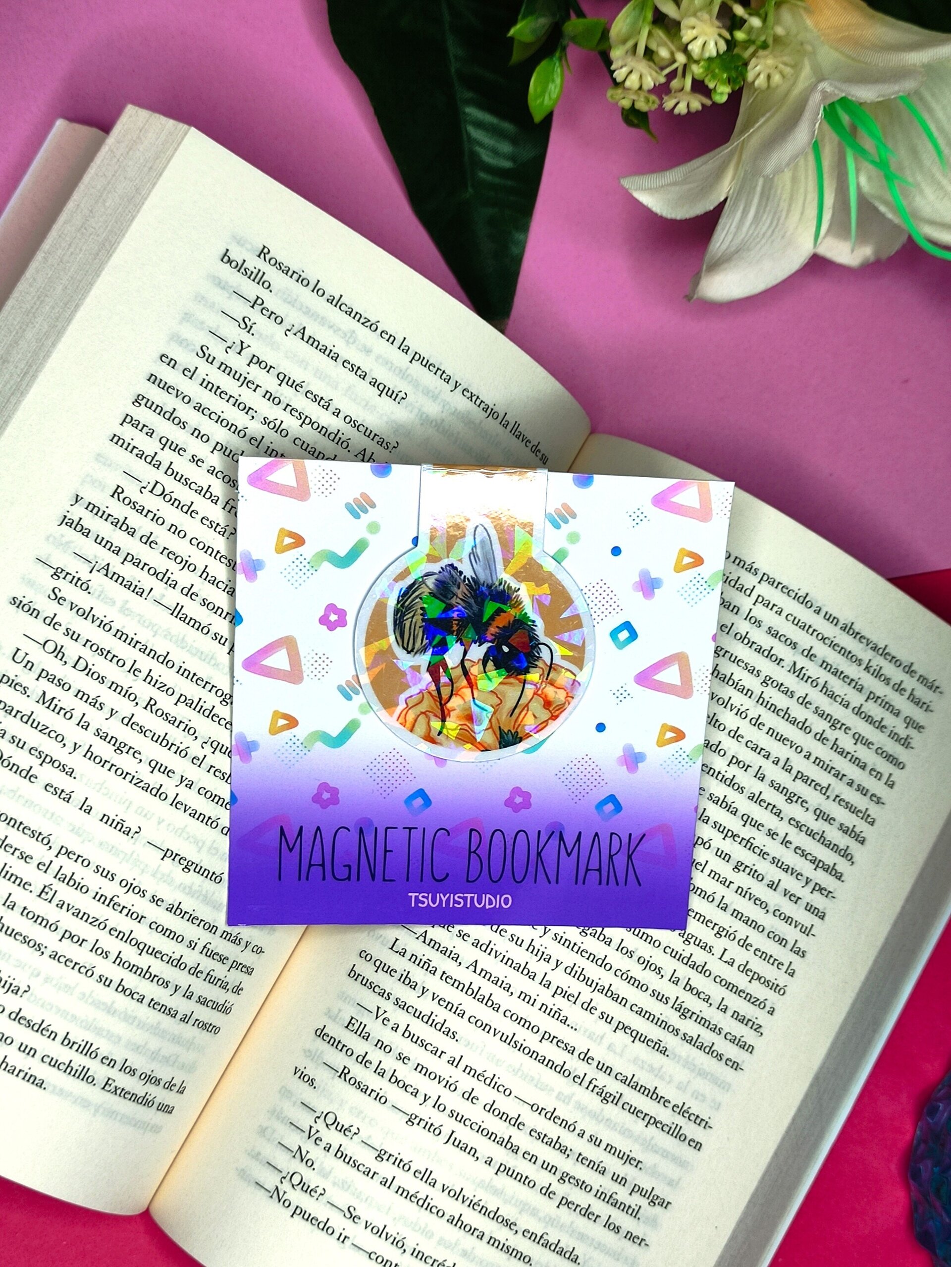 Marcapáginas magnético de Abejorro - 1